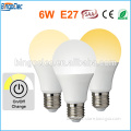 color temperature adjustable led bulb,6W color changing led bulb e27,color change bulb